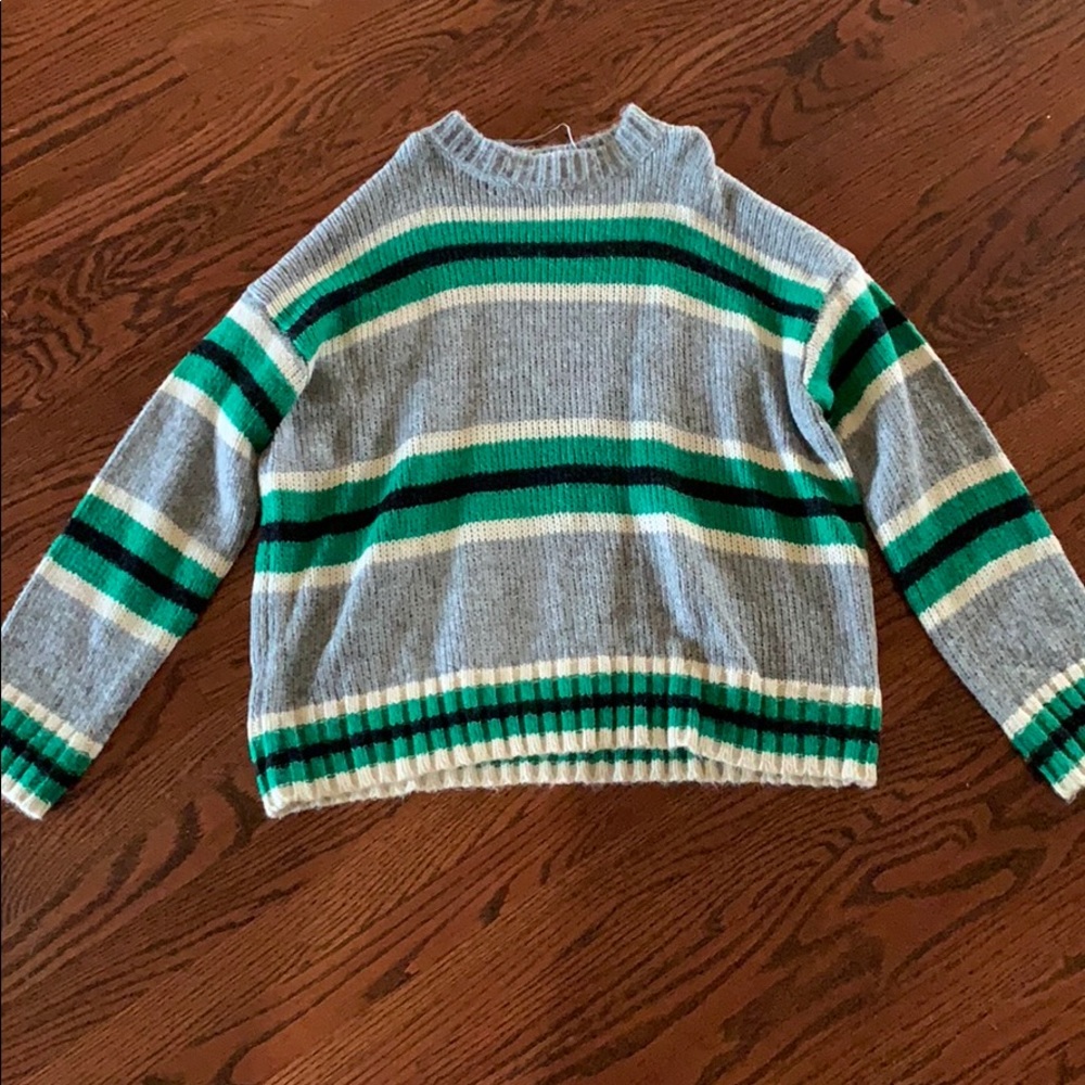 Urban outfitters striped boyfriend sweater